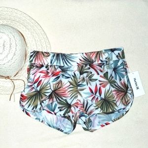 Hurley Tropical Palm Print Surf Hybrid Boardshorts Swim Shorts